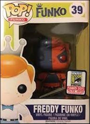Pop! Funko - Freddy Funko figure 39 Freddy Funko (Deathstroke) SDCC 1/196
