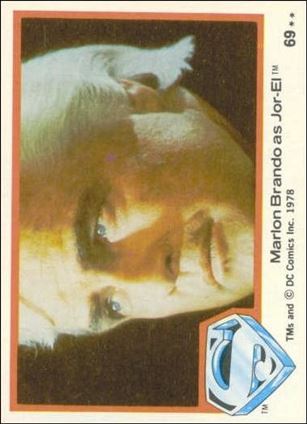 Superman (Movie) Series 1 (Base Set) card 69 Marlon Brando as Jor-El