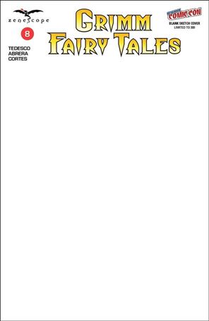 Grimm Fairy Tales (2016) issue 8-G New York Comic Con Blank/Sketch Cover 1/300