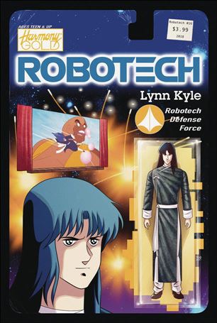 Robotech (2017) issue 16-B Blair Shedd Action Figure Cover