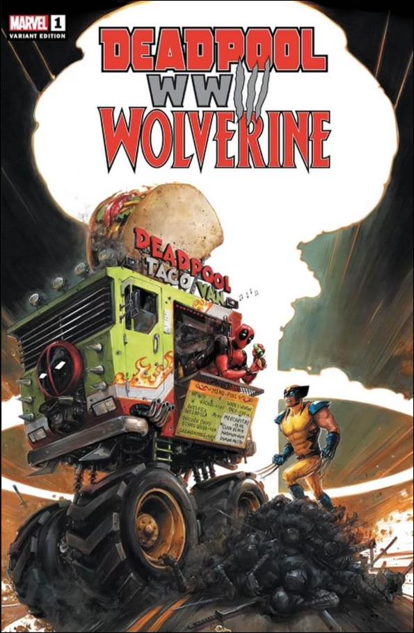 Deadpool & Wolverine: WWIII issue 1-K Clayton Crain Exclusive Trade Dress Cover