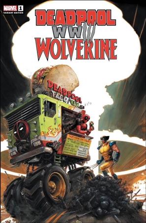 Deadpool & Wolverine: WWIII issue 1-K Clayton Crain Exclusive Trade Dress Cover