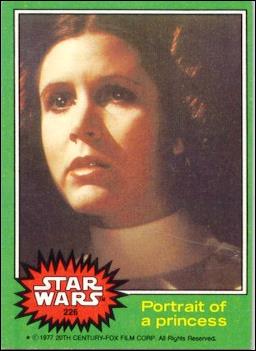 Star Wars: Series 4 (Base Set) card 226 Portrait of a princess