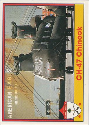 Operation Desert Shield (Base Set) card 100 CH-47 Chinook