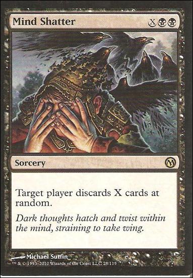 Magic the Gathering: Duels of the Planeswalkers (Base Set) card 28 Mind Shatter