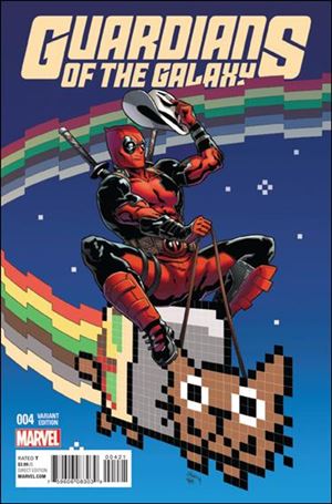 Guardians of the Galaxy (2015)  issue 4-B Will Sliney 1:10 Deadpool Cover