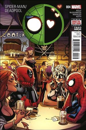 Spider-Man/Deadpool issue 4-C (3rd Printing)