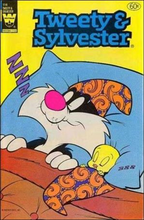 Tweety and Sylvester (1963) issue 114 Yellow Logo