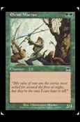Magic the Gathering: Onslaught (Base Set) card 260 Elvish Warrior