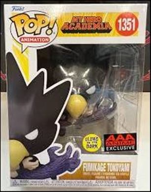POP! Animation figure 1351-B Fumikage Tokoyami (GITD AAA Anime Exclusive)