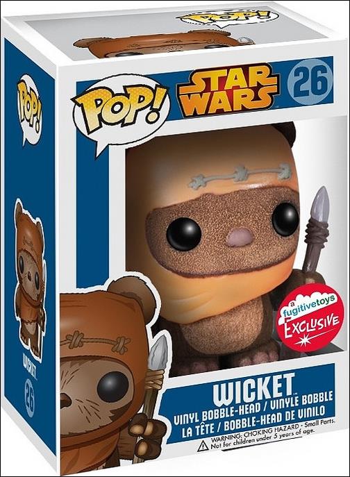 POP! Star Wars figure 26-B Wicket (Flocked) Fugitive Toys