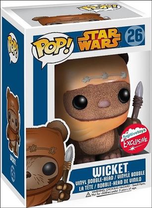 POP! Star Wars figure 26-B Wicket (Flocked) Fugitive Toys