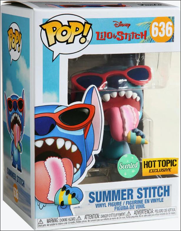 POP! Disney figure 636 Summer Stitch (Scented) Hot Topic Exclusive