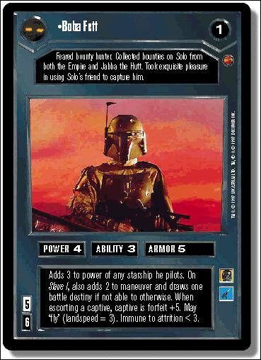 Star Wars: Cloud City Limited (Base Set) card 1 Boba Fett