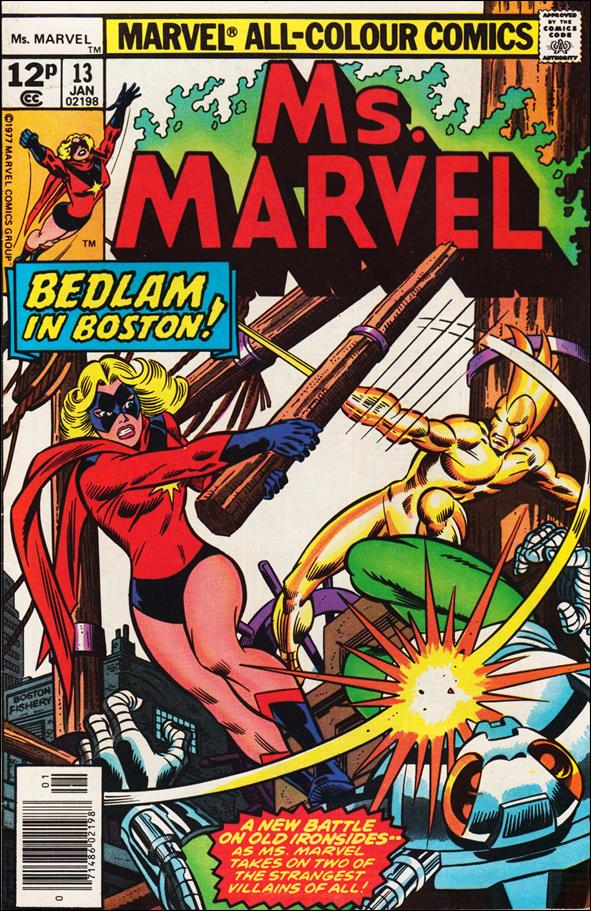 Ms. Marvel (1977) issue 13-B UK Price Cover