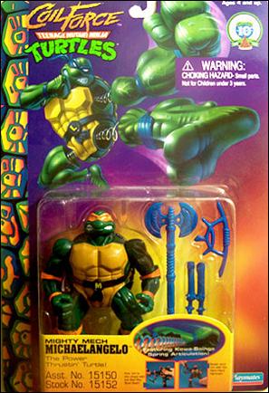 Teenage Mutant Ninja Turtles: Coil Force figure 3 Mighty Mech Michaelangelo