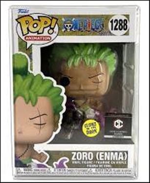 POP! Animation figure 1288 Zoro (Emma) Chalice Collectables GITD