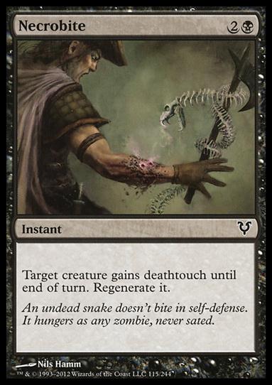 Magic the Gathering: Avacyn Restored (Base Set) card 115 Necrobite