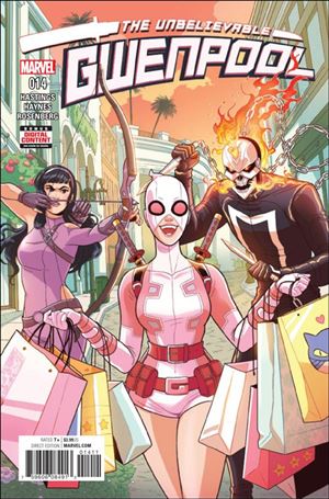 Unbelievable Gwenpool issue 14 Paulina Ganucheau Cover