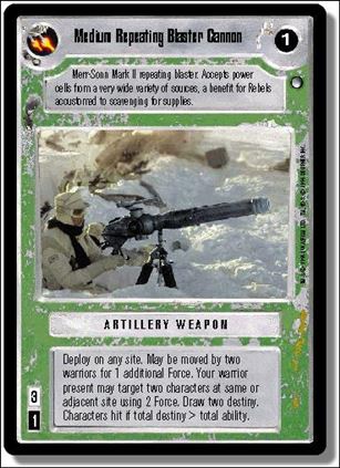 Star Wars: Hoth Limited (Base Set) card 154 Medium Repeating Blaster Cannon