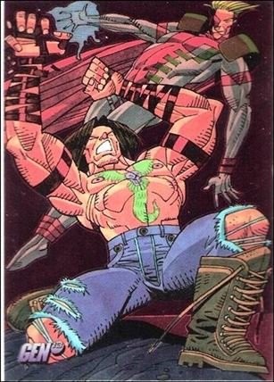Gen13: Series 1 (Base Set) card 66 Grunge vs Threshold