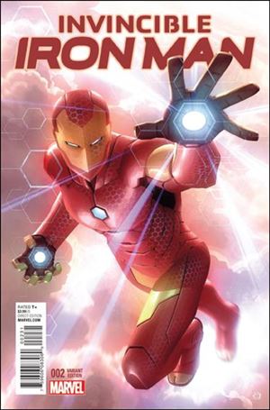 Invincible Iron Man (2015)  issue 2-C Alex Garner 1:25 Cover