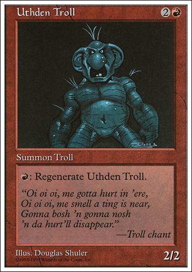 Magic the Gathering: Anthologies (Base Set) card 50 Uthden Troll