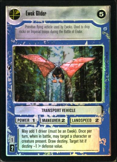 Star Wars: Endor Limited (Foil Subset) card 18 Ewok Glider
