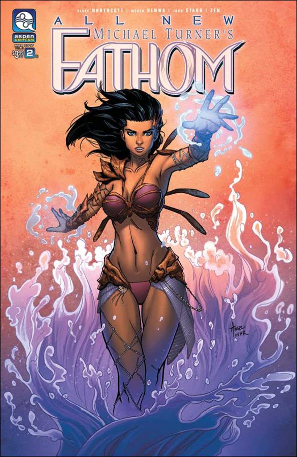 All New Michael Turner's Fathom issue 2-B Angel Tovar Cover
