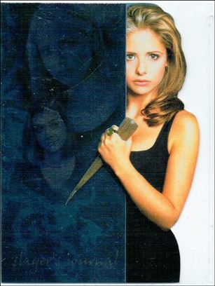Buffy the Vampire Slayer Reflections: The High School Years (Slayer's Journal Die-Cut Subset) card J-5 Big Choice