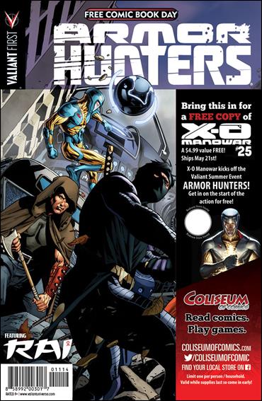 Valiant FCBD 2014 Armor Hunters Special issue nn-BH Coliseum of Comics Cover
