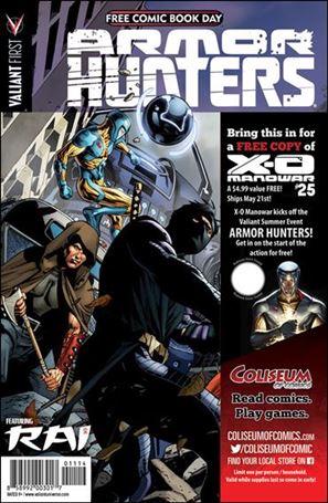 Valiant FCBD 2014 Armor Hunters Special issue nn-BH Coliseum of Comics Cover