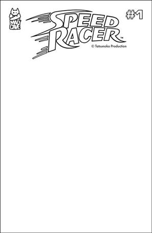 Speed Racer (2025) issue 1-F Blank Sketch Cover