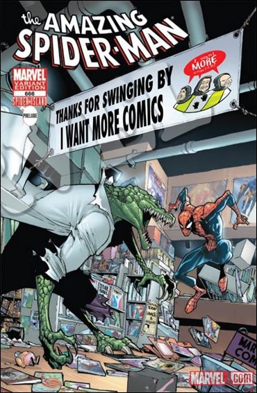 Amazing Spider-Man (1963) issue 666-SX I Want More Comics! Store Cover 