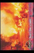 Lost World: Jurassic Park (Base Set) card 15 Hunter's Camp in Flames!
