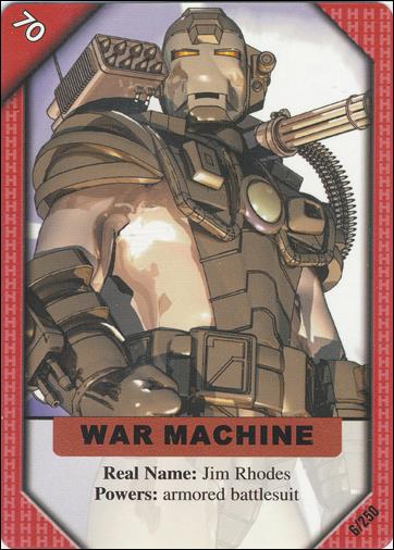 Marvel ReCharge: Inaugural Edition (Base Set) card 6 War Machine