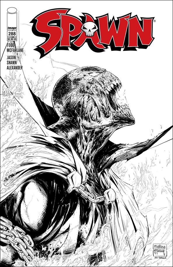 Spawn issue 288-C Francesco Mattina & Todd McFarlane Cover