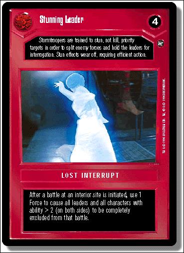Star Wars: A New Hope Limited (Base Set) card 54 Stunning Leader