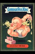 Garbage Pail Kids All-New Series 2 (Foil Sticker Subset)  card F23b Gezundt Heidi