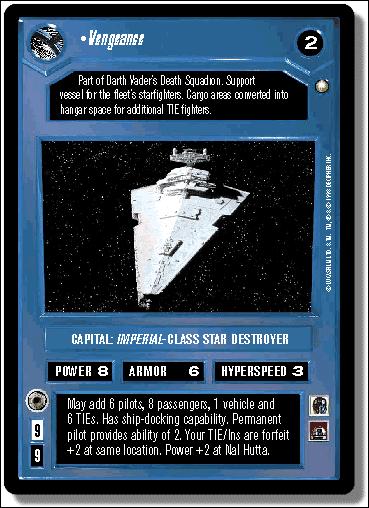 Star Wars: Special Edition Limited (Base Set) card 142 Vengeance