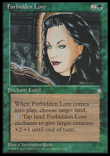 Magic the Gathering: Ice Age (Base Set) card 236 Forbidden Lore