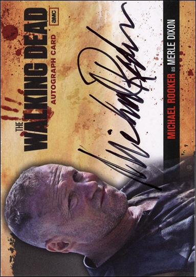 Walking Dead (Autograph Subset) card A14 Michael Rooker as Merle Dixon