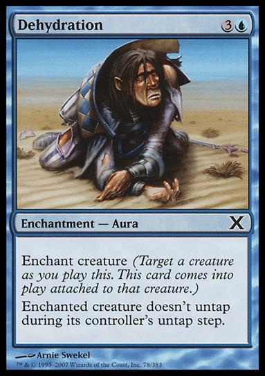 Magic the Gathering: 10th Edition (Base Set) card 78 Dehydration