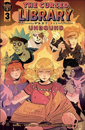 Cursed Library Part Three: Unbound issue 3-C Cover by Luana Vecchio