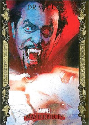 2007 Marvel Masterpieces (Parallel Gold Border Base Set) card 27 Dracula