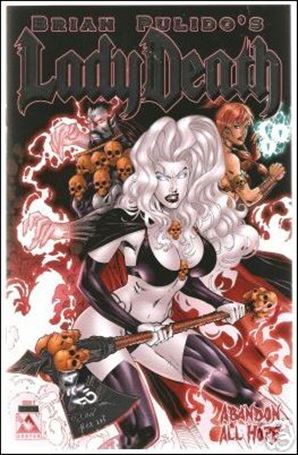 Brian Pulido's Lady Death: Abandon All Hope issue 2 Platinum Foil Cover