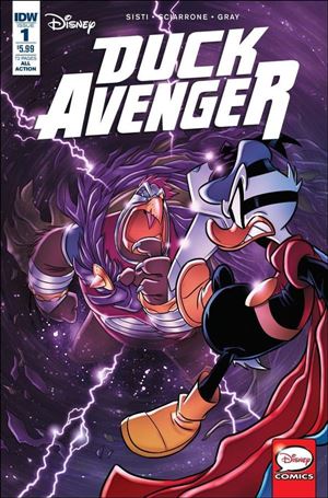 Duck Avenger issue 1 Claudio Sciarrone Cover