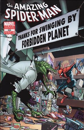Amazing Spider-Man (1963) issue 666-SQ Forbidden Planet Store Cover
