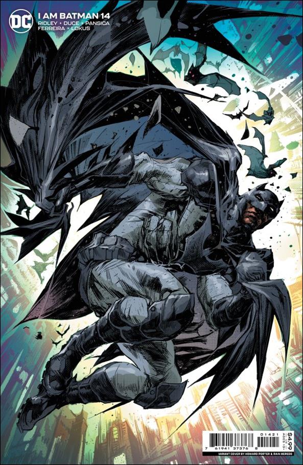 I am Batman issue 14-B Howard Porter Cardstock Cover