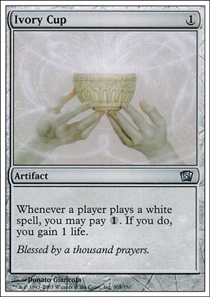 Magic the Gathering: 8th Edition (Base Set) card 305 Ivory Cup